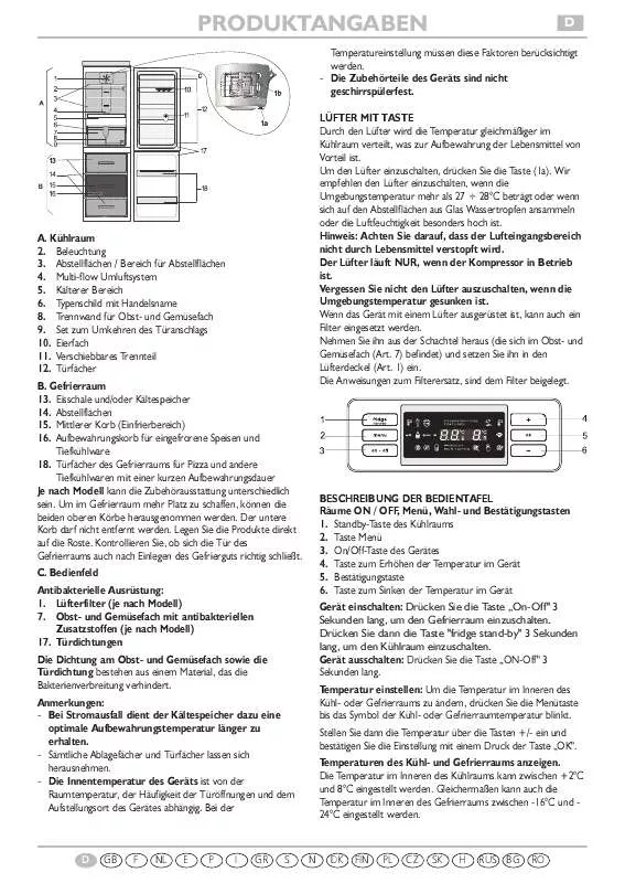 Mode d'emploi WHIRLPOOL WBC3545 A NFX