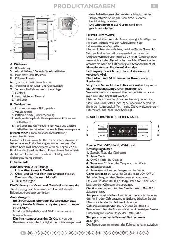 Mode d'emploi WHIRLPOOL WBC3546 A NFX