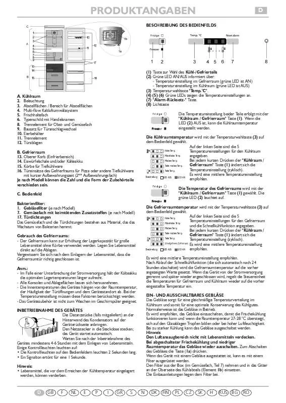 Mode d'emploi WHIRLPOOL WBC37352 A DFCX