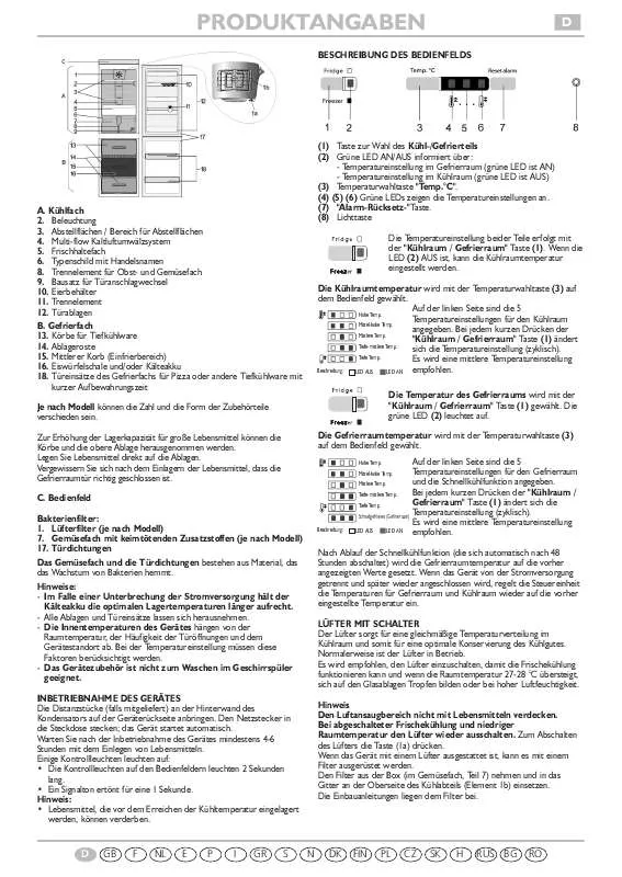 Mode d'emploi WHIRLPOOL WBC4035 A NFCX