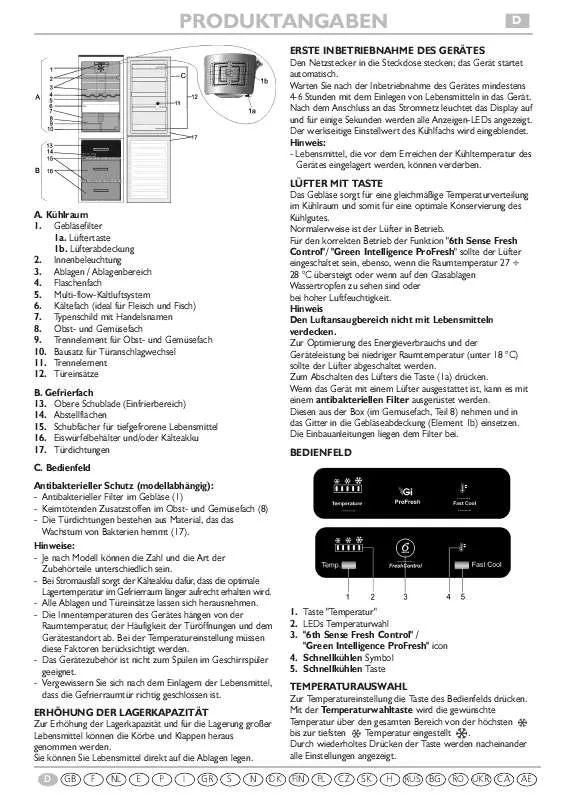 Mode d'emploi WHIRLPOOL WBE3325 NF W