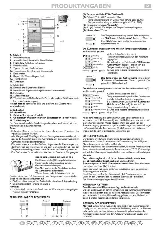 Mode d'emploi WHIRLPOOL WTC3738 A NFCX