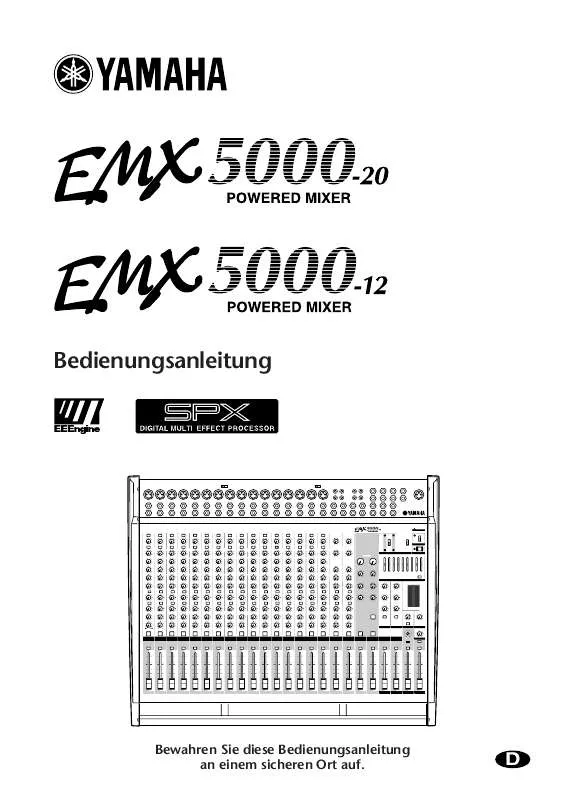 Mode d'emploi YAMAHA EMX5000-20-EMX5000-12