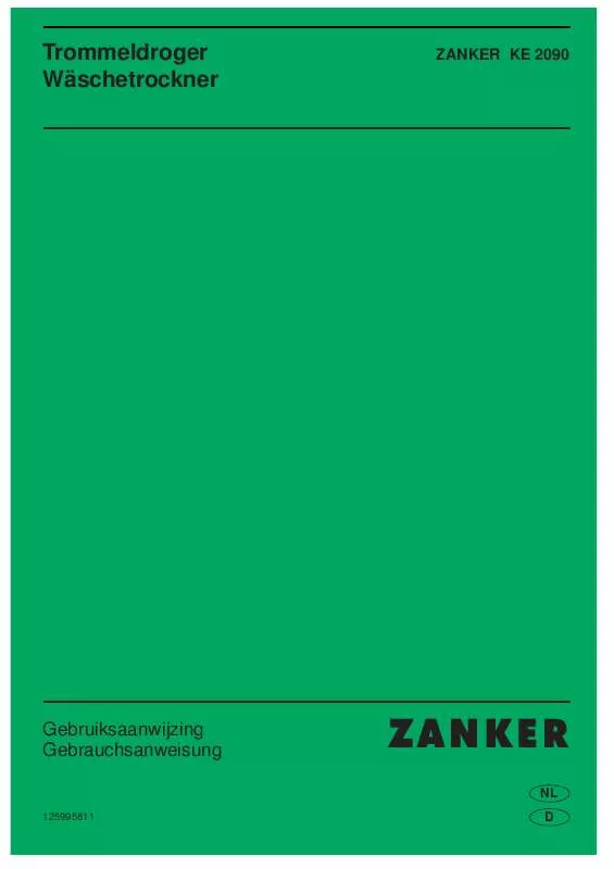 Mode d'emploi ZANKER KE2090